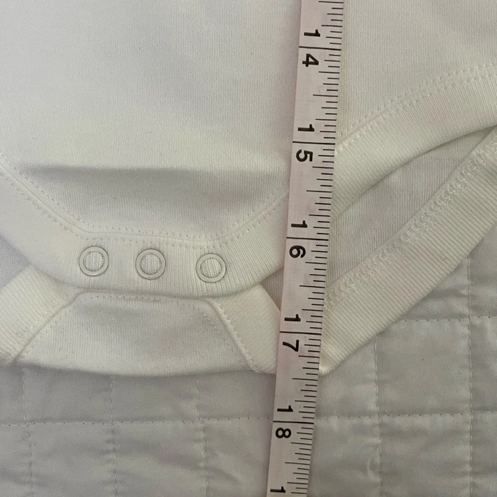 Gymboree Baby Bodysuit Embroidered Cute as a button 100% Cotton size 12-18 mos
